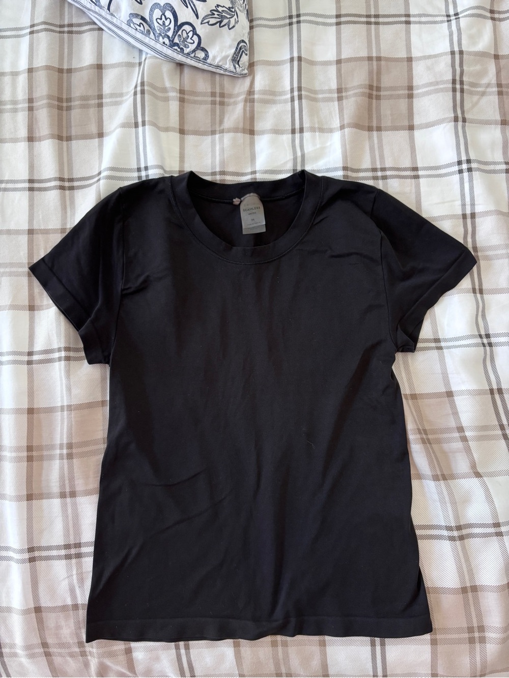 Classic Black Crewneck Tee - Women